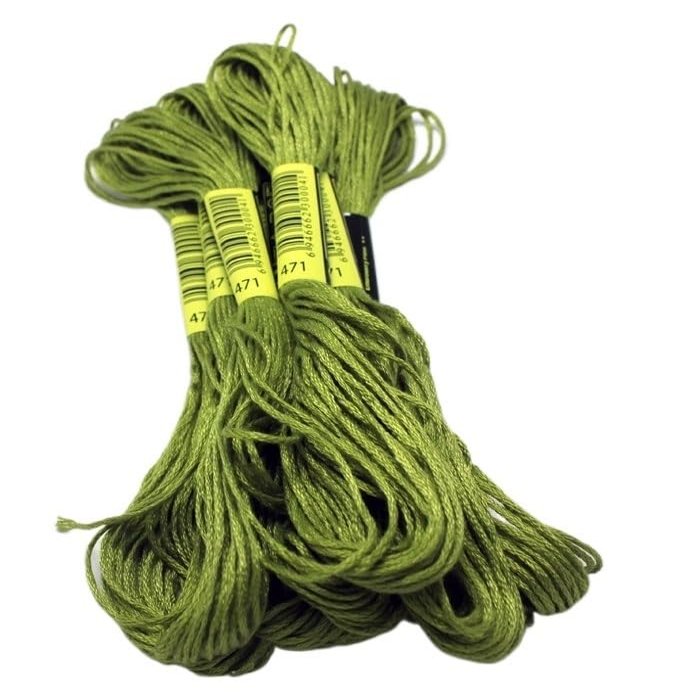 10-Piece Embroidery Floss Set, 6-Strand, Color 471