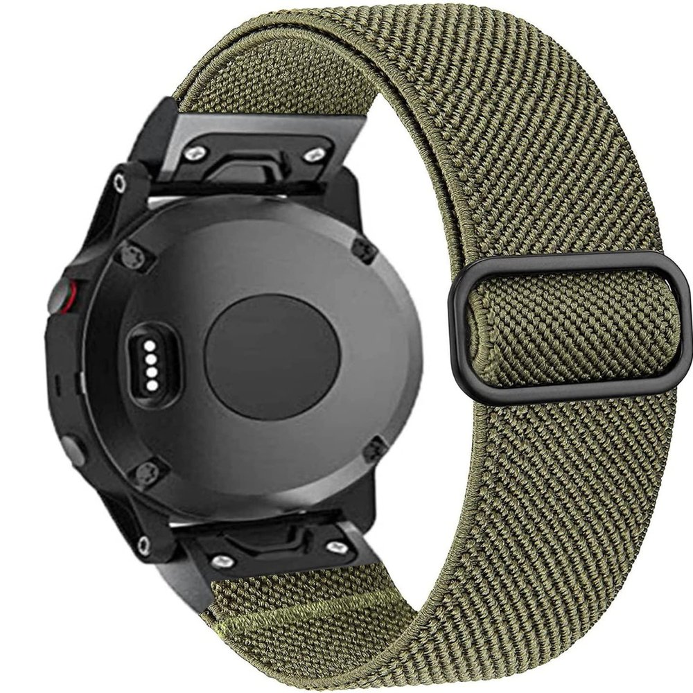 KAVJU 22 mm Nylon Watch Band for Garmin Fenix 7, Epix 6 Pro, 5 Plus, Forerunner 945, Fenix 6/6 Pro, and 5 Plus, Agate
