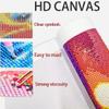 Owl and Moon Diamond Painting Full Drill DIY Kit, 60 x 180 cm, Q219 view 4