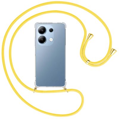 mtb more energy Phone Strap Case for Xiaomi Redmi Note 13 Pro 4G (6.67") - Yellow/Gold Metal