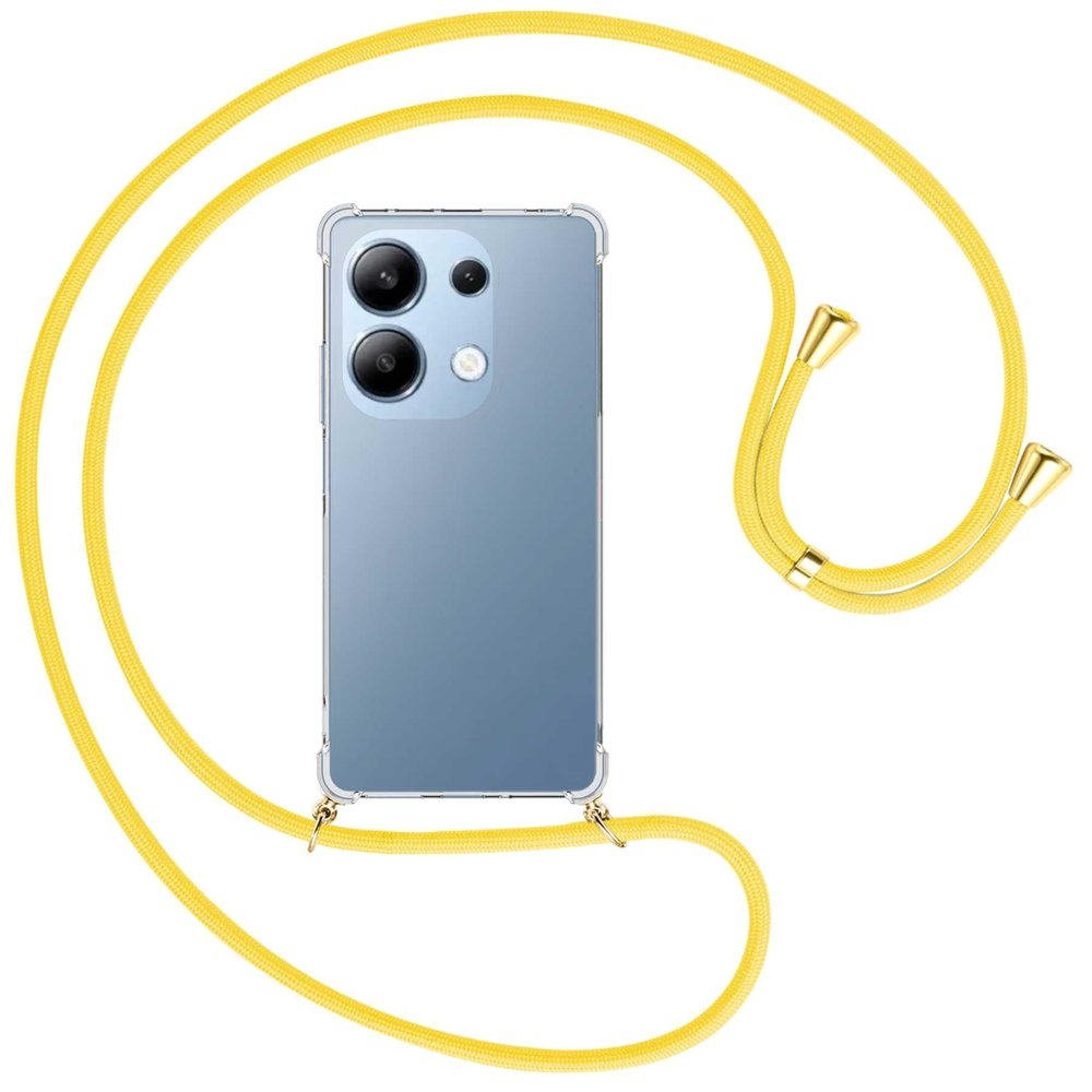mtb more energy Phone Strap Case for Xiaomi Redmi Note 13 Pro 4G (6.67") - Yellow/Gold Metal