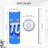 Funny Pi Day Spiral Pi Math 3.14 Stainless Steel Tumbler, 590 ml view 4