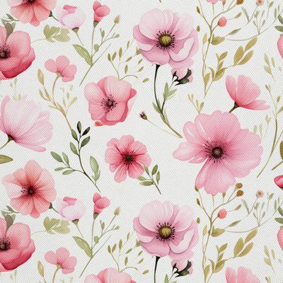 HEKO PANELS Waterproof Oxford Fabric, Floral, 1 Meter, 155 x 100 cm