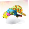 ifundom 4-Piece White Paper Pulp Craft Hat Set, Round Hats to Color for Boys and Girls, Lightweight and Sturdy with a Smooth Surface view 3