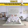 Franco Collectibles Peanuts Multi-Character 7-Piece Queen Bedding Set view 4