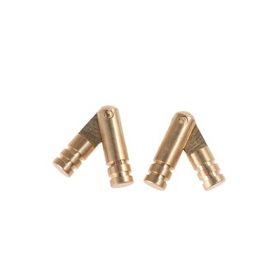 Veemoon Cylindrical Metal Hinges with Automatic Quiet-Closing Function for Jewelry Boxes, 50 Pieces with Screws