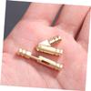 Veemoon Cylindrical Metal Hinges with Automatic Quiet-Closing Function for Jewelry Boxes, 50 Pieces with Screws view 2