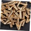 Veemoon Cylindrical Metal Hinges with Automatic Quiet-Closing Function for Jewelry Boxes, 50 Pieces with Screws view 3