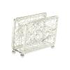 Creative Table Napkin Holder, Tissue Holder for Dining Table Decor, Silver, 110 x 25 x 85 mm view 1
