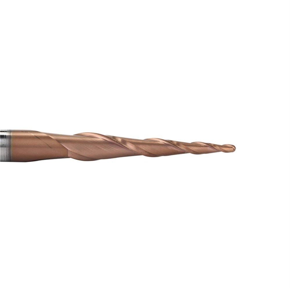 Tungsten Carbide Tapered Ball-Nose CNC Router Bit, 1 pc. (R0.5 30.5 75 D6; R1.5 47 100 D8)