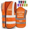 Greaxid Personalized Class 2 High-Visibility Safety Vest, S–5XL view 1