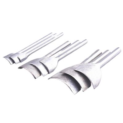 Bafnsiji 9-Piece Semicircular Leather Punch Set