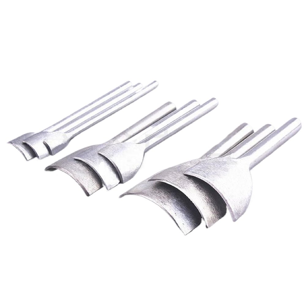 Bafnsiji 9-Piece Semicircular Leather Punch Set