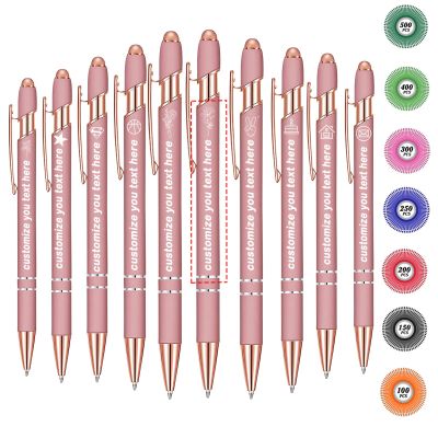 Personalized Click Pens with Engraving, Logo, and Text