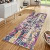 Mogetal Colorful Abstract Runner Rug for Hallway or Kitchen, Washable, 120 x 100 cm view 3