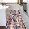 Mogetal Colorful Abstract Runner Rug for Hallway or Kitchen, Washable, 120 x 100 cm view 4