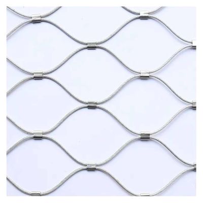DTVEW Stainless Steel Rope Net, 5 cm Mesh, 1.5 mm Cable, 1 × 15 m