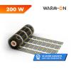 WARMON electric underfloor heating for tile: WARMON ULTRA 200 W/m dual-conductor heating mat with thermostat, AC3082H, white, mat size: 6 m view 3