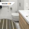 WARMON electric underfloor heating for tile: WARMON ULTRA 200 W/m dual-conductor heating mat with thermostat, AC3082H, white, mat size: 6 m view 4