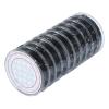 UR URLIFEHALL 10 Rolls 0.8 mm Flat Black Elastic Beading Cord view 1