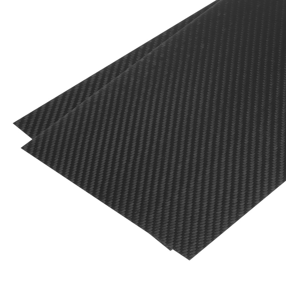 QUARKZMAN 2-Pack Carbon Fiber Plates, 200 x 300 x 0.5 mm, Matte Surface