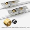 Patio Sliding Door Rollers, 4-Piece Steel Ball-Bearing Roller Assembly, Concave Wheel view 2