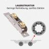 Patio Sliding Door Rollers, 4-Piece Steel Ball-Bearing Roller Assembly, Concave Wheel view 3