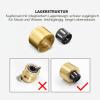 Patio Sliding Door Rollers, 4-Piece Steel Ball-Bearing Roller Assembly, Concave Wheel view 4