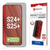 Displex Privacy Screen Protector for Galaxy S25+ and S24+ (10H) with Eco Installation Frame view 1