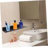 MAGICLULU 50 cm Wall-Mounted Bathroom Shelf, Space Aluminum, Black view 4
