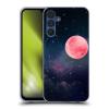 Head Case Designs Official Cosmo18 Pink Moon Space Gel Case [Military-Grade Protection] for Samsung Galaxy A15 view 1