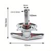 Rear-Mount T-Handle Garage Door Lock, Short Lever view 2