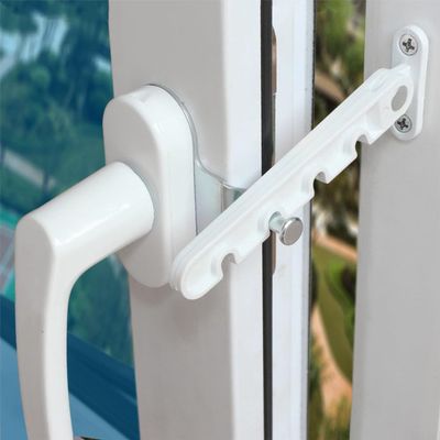 Sash Limiter Latch for Home Security and Child Safety, Easy Installation, Sash Hook/Wind Hook (1 Piece)
