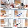 Sash Limiter Latch for Home Security and Child Safety, Easy Installation, Sash Hook/Wind Hook (1 Piece) view 4