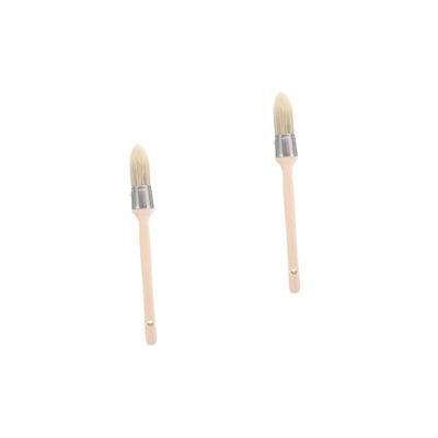 OSALADI 2-Piece Trim Paint Brush Set with Wood Handles