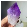 HEARSO Natural Purple Crystal Tower, Brazilian Amethyst Wand, Reiki Decor (350–400 g) view 2