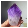 HEARSO Natural Purple Crystal Tower, Brazilian Amethyst Wand, Reiki Decor (350–400 g) view 4