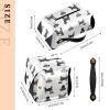 CaTaKu Miniature Schnauzer Tissue Box Cover, PU Leather, Rectangular and Cube Sizes view 2