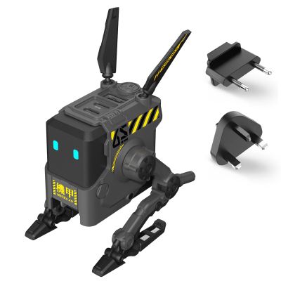 GravaStar 65W GaN Robot USB-C Charger with 3 Ports