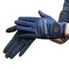 EQUITYUM Softie Fabric Riding Gloves, Italian Design, Blue, XS view 1