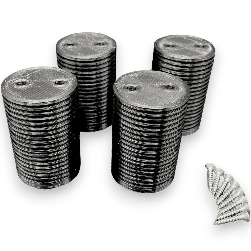 Bumblebee Nest Box Stands (Set of 4), Grooved Surface to Deter Ants