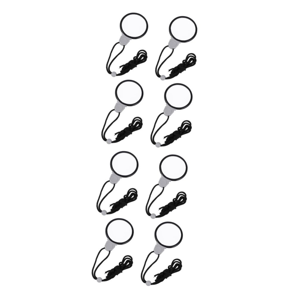 Healvian 2 Sets Hobby Magnifying Glass Necklaces, Portable Magnifiers, 4 Pieces
