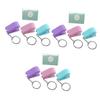 TEHAUX 3-Piece Mini Stapler Keychains, Portable Colorful Staplers for Easy Paper Binding at Home, Office, School, or on the Go view 1