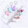 TEHAUX 3-Piece Mini Stapler Keychains, Portable Colorful Staplers for Easy Paper Binding at Home, Office, School, or on the Go view 2