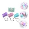 TEHAUX 3-Piece Mini Stapler Keychains, Portable Colorful Staplers for Easy Paper Binding at Home, Office, School, or on the Go view 3