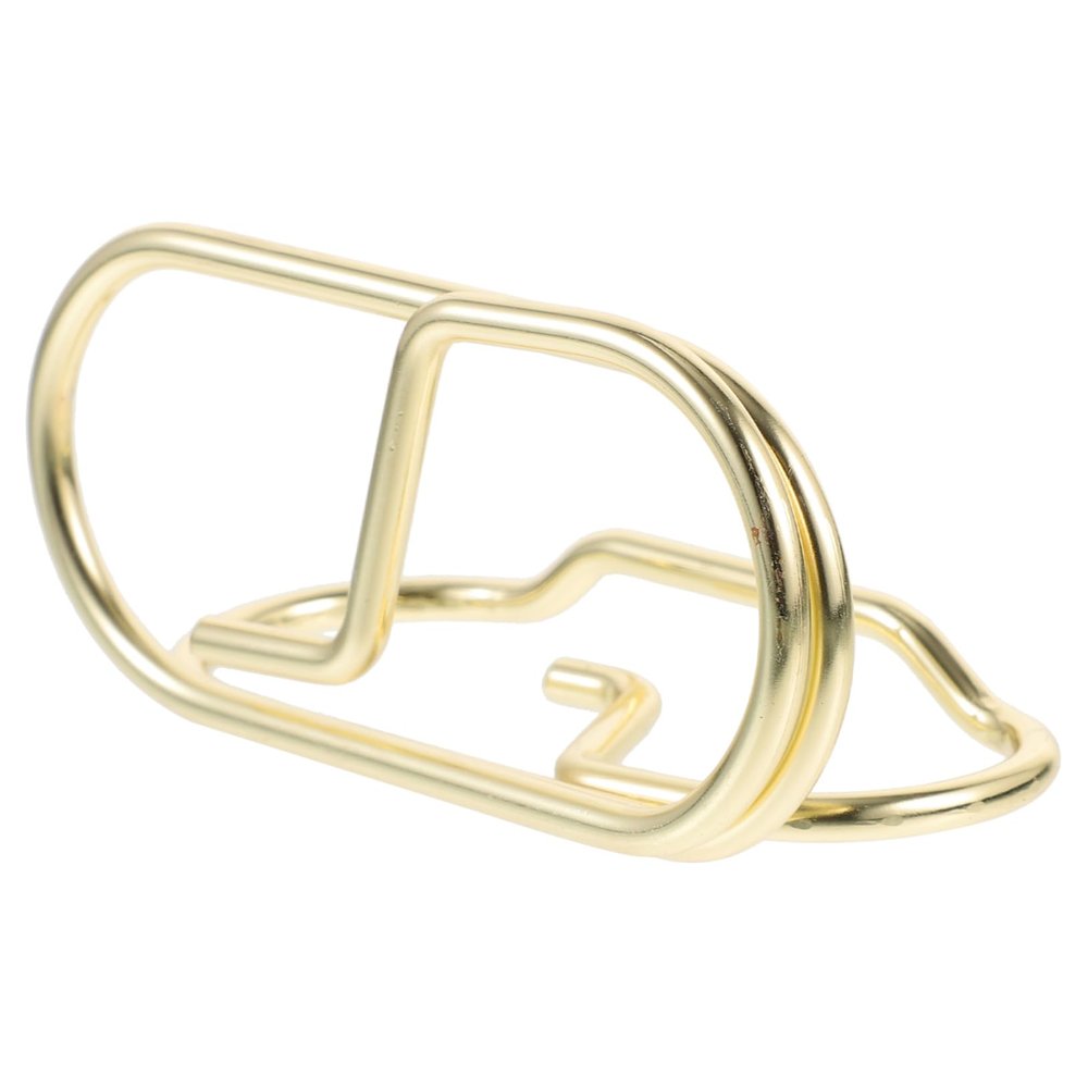 TEHAUX Gold Metal Business Card Holder, Space-Saving
