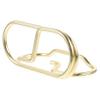 TEHAUX Gold Metal Business Card Holder, Space-Saving view 1