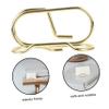 TEHAUX Gold Metal Business Card Holder, Space-Saving view 4