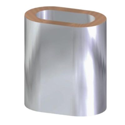 2 mm Tinned Copper Swage Sleeves, 6-Pack