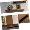 Black Iron Wall Shelf Brackets, 2-Pack view 2